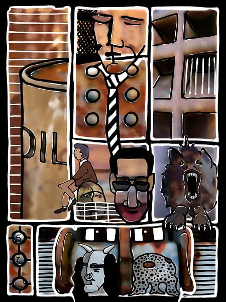 The structure of the beast by Henk van Os