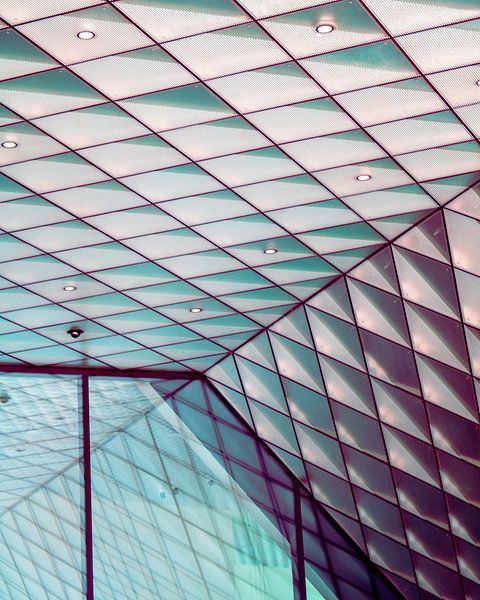 Glasfassade am Futurium Berlin von Mixed media vector arts
