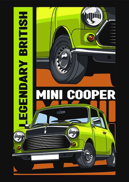 Mini Cooper MK 3 Oldtimer van Adam Khabibi