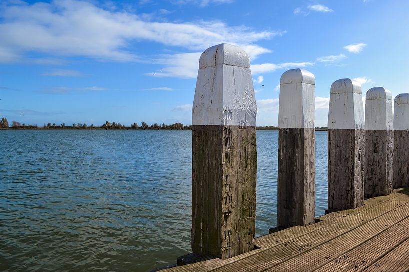 Lignes dans le port d'Enkhuizen par Marianne Eggink - Photographie et l'art digitale