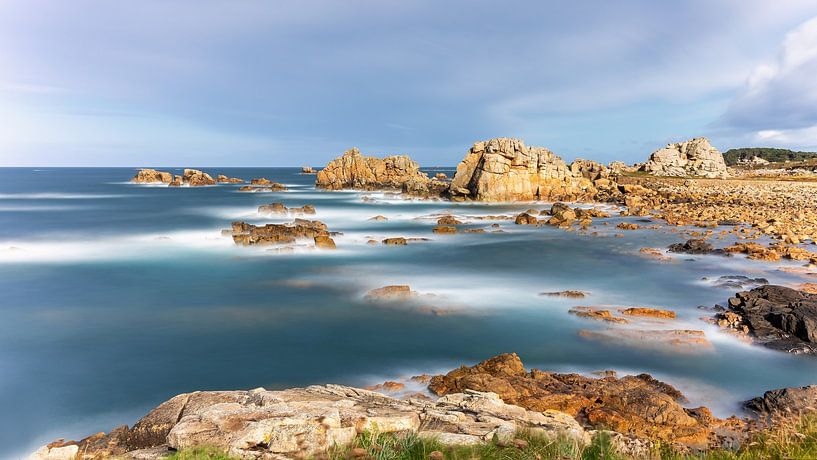 Coast at Plougrescant, Brittany, France by Adelheid Smitt
