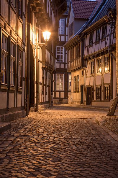 Gasse in Quedlinburg von Sergej Nickel