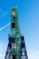 An abandoned Ferris wheel, Coney Island New York