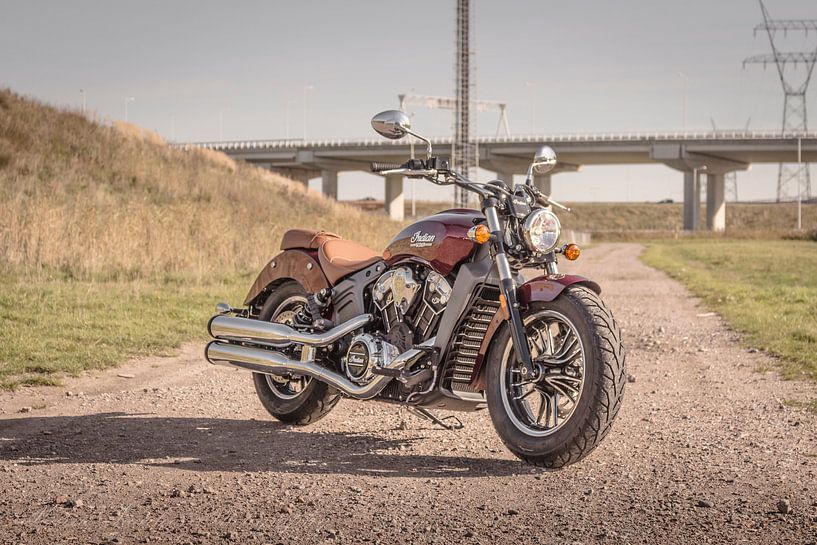 Indischer Späher Rot von Westland Op Wielen