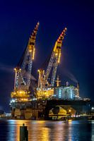 Saipem 7000 by night