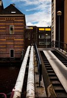 Brug naar UvA's Roeterseiland 