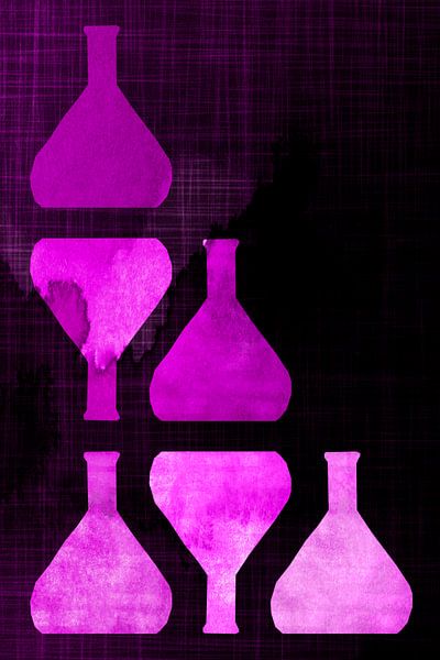 Tokyo Midnight Party Magenta von FRESH Fine Art