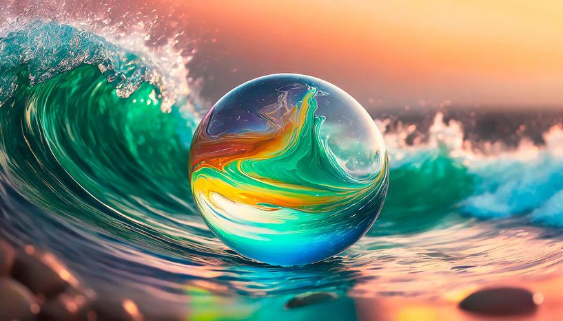 Kugel mit Verschiedene Farben von Mustafa Kurnaz