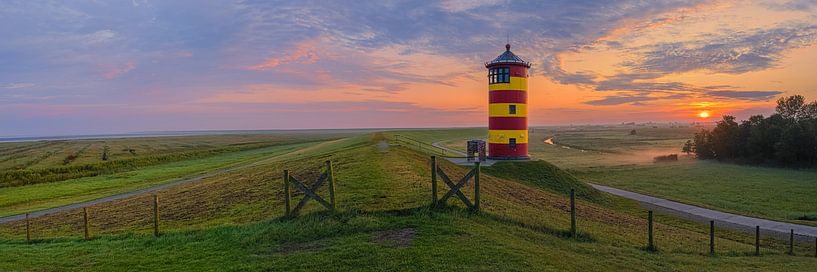Photo panoramique du phare de Pilsum par Henk Meijer Photography