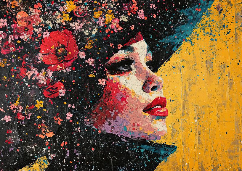 Portrait féminin moderne par Caprices d'Art