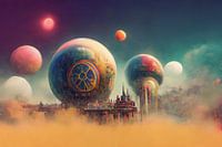 Alien-Fantasie, psychedelische Träume und fliegende Bohrinseln