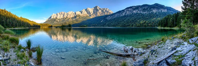 Panorama Eibsee par Uwe Ulrich Grün