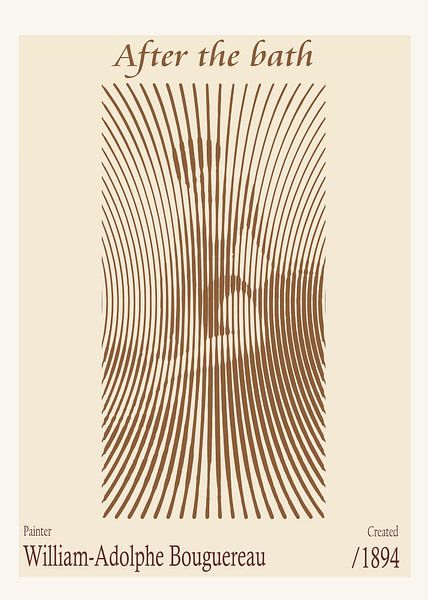 After the bath – William-Adolphe Bouguereau by DOA Project