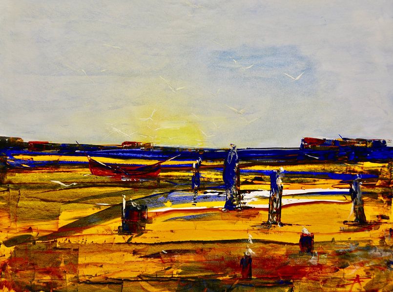 Am Strand von Axel Scharfe