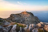 A golden evening at Cap de Formentor in Mallorca