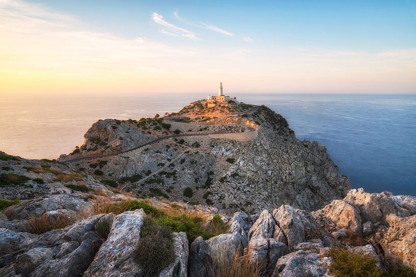 Ein goldener Abend am Cap de Formentor auf Mallorca von Daniel Gastager