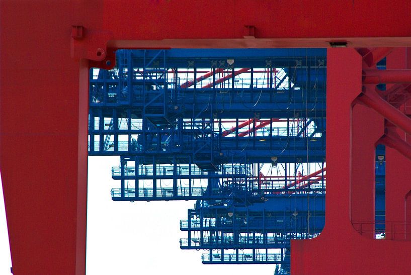 Containerkräne (Detailaufnahme) von Norbert Sülzner