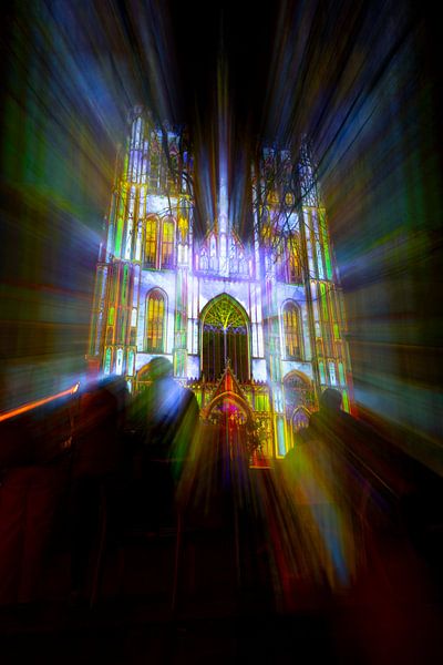 Bright Festival Brüssel 2025 - Kathedrale Zoom Burst I von Daan Duvillier | Dsquared Photography