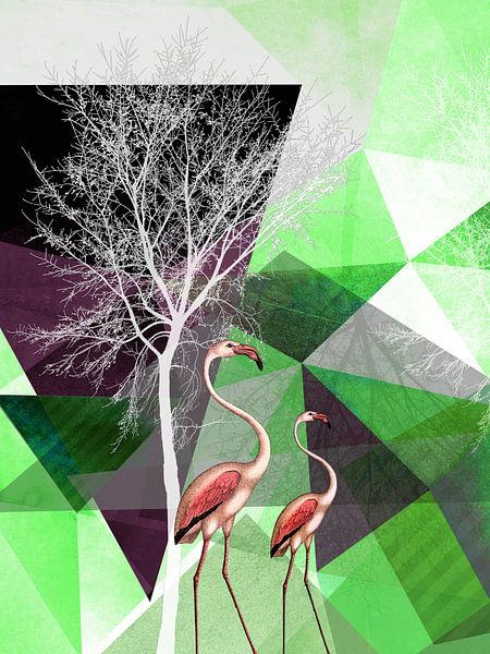 FLAMINGOS P21 v1 van Pia Schneider