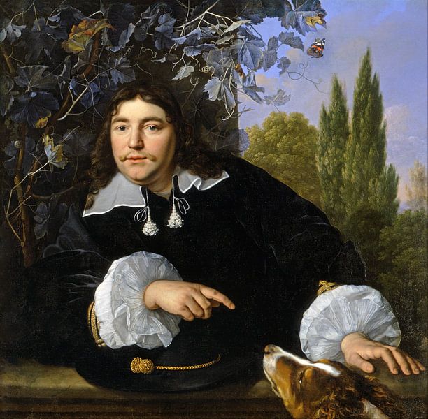 Self-portrait, Bartholomeus van der Helst by Masterful Masters