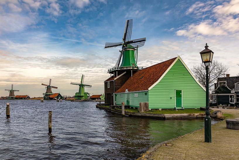Zaanse Schans Mills by Angelique Niehorster
