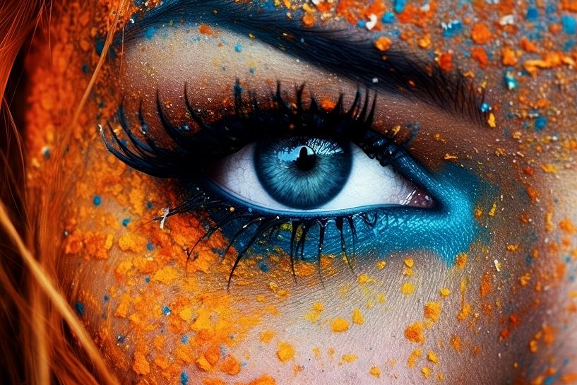 Bodypaint Frau von Preet Lambon