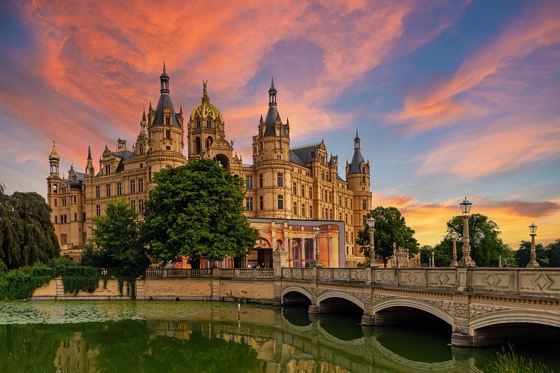 The Schwerin Palace by Heiko Lehmann