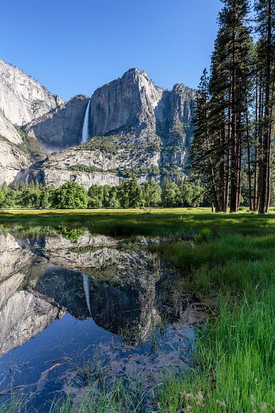 Miroir des chutes du Yosemite par Thomas Klinder