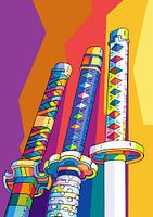 Katana Wpap Pop Art