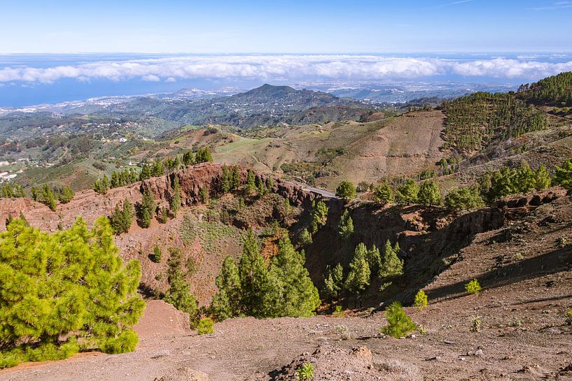 View from the Mirador Astronómico De Pinos De Gáldar by Peter Baier