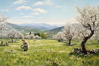 Frühlingstag auf der Wiese