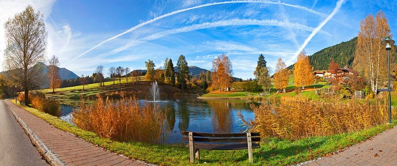 Herbstpanorama am Reitdorfersee von Christa Kramer
