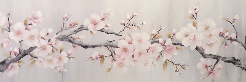 Panorama of a Japanese Sakura blossom by Whale & Sons