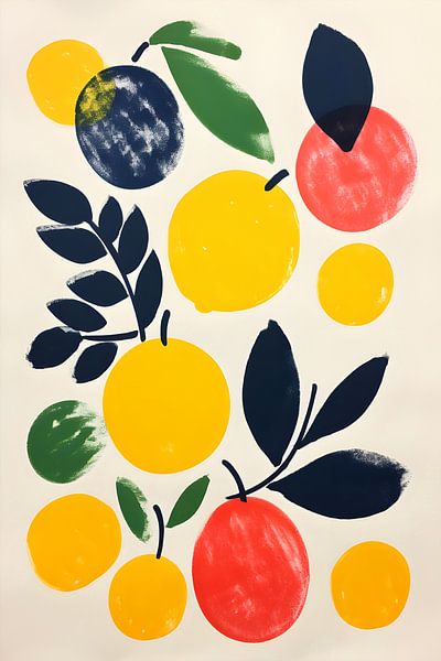 Colourful Fruit Pieces by But First Framing