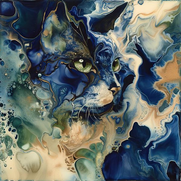 Peinture chat | chat par Art Merveilleux