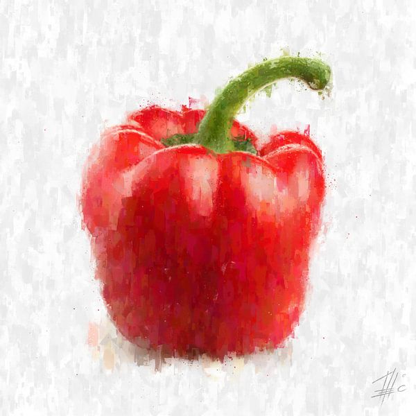 Red pepper by Theodor Decker