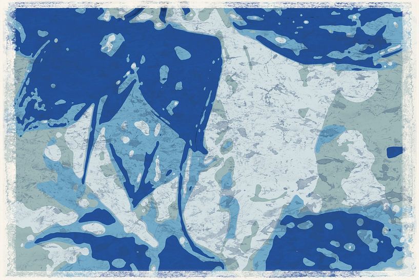 blaue Blütenblätter von Yvon NL