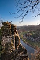 Blick auf das Elbtal bei Rathen