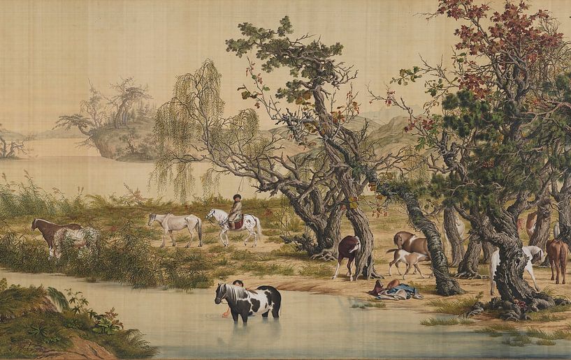 Cent chevaux (partie 2) par Creative Masters Old Masters