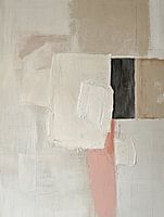 Japandi, modern und abstrakt in Pastellfarben