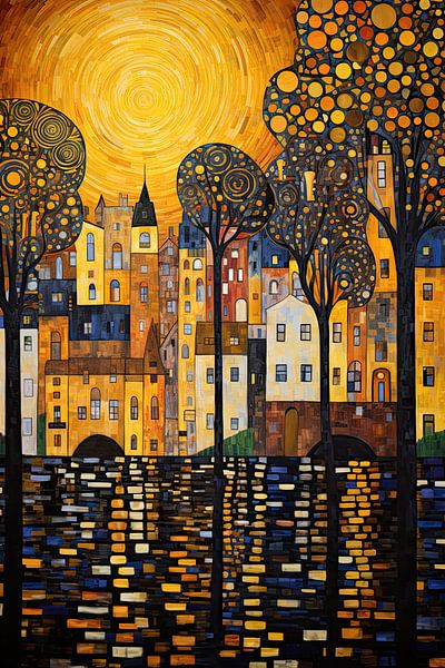 Paysage urbain de nuit par Bert Nijholt