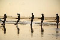 Traditional fishermen in Indonesia