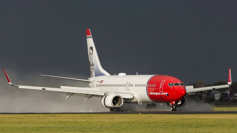 Landung norwegischer 737 von Arthur Bruinen