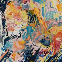 'Fire Works' - format carré, diptyque partie gauche