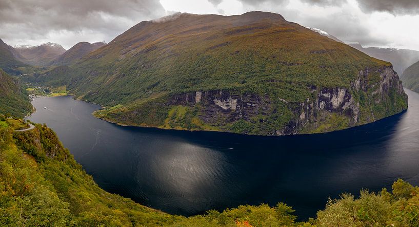 Panorama Geirangerfjord par Menno Schaefer