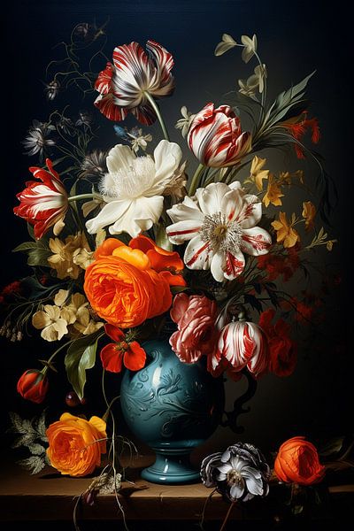 Flowers still life by vanMuis