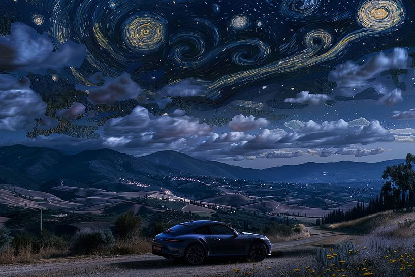 unter dem Sternenhimmel der Nacht von Egon Zitter