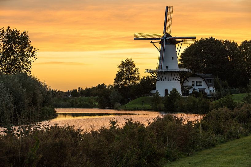 Windmolen in Deil Nederland par Marcel Derweduwen
