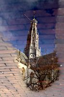 Reflexion St. Bavo's Kirche