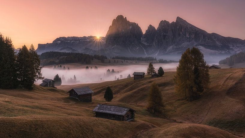 Seiser Alm, Dolomites par Photo Wall Decoration